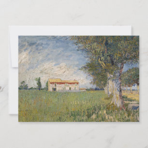 Bauernhaus auf einem Weizenfeld Vincent van Gogh