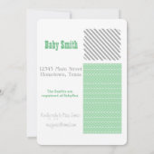 Bauernhaus-Babyparty-Kuh-Einladung Einladung (Rückseite)