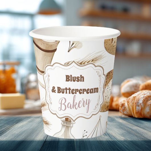 Bauernhaus-Bäckerei Pappbecher