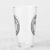 Bauernhaus-Bauernhof-neue Kuh-Illustration Glas (Links)