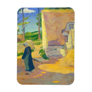 Bauernhaus bei Le Pouldu, 1890 (Öl auf Leinwand) Magnet