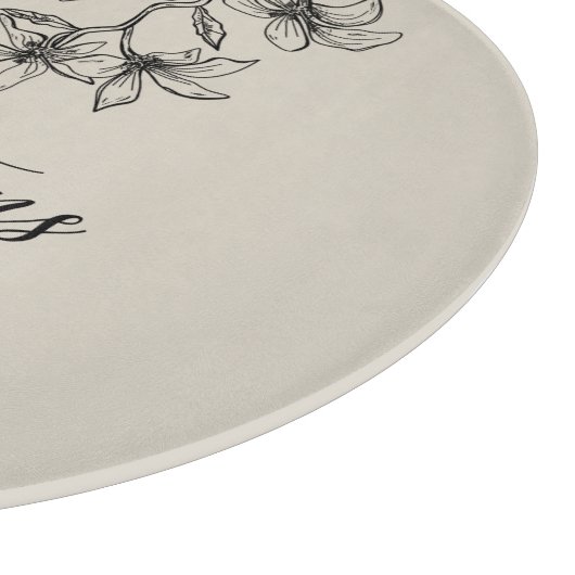 Bauernhaus Blumengewächse Jahrgang Schneidebrett (Ecke)