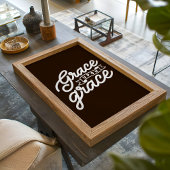 Bauernhaus braun Christlich Grace auf Grazie Poster