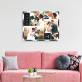 Bauernhaus Buffalo Karo Hochzeit Foto Collage Leinwanddruck (Insitu (Wohnzimmer))