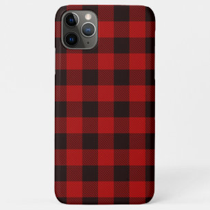 Bauernhaus Cabin Red Black Kariert Buffalo Karo Case-Mate iPhone Hülle