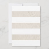 Bauernhaus Chic | Moderne rustikale Hochzeit der L Einladung (Rückseite)