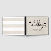 Bauernhaus Chic | Moderne Rustikale Hochzeit Gästebuch (Voll)