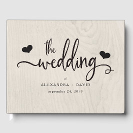 Bauernhaus Chic | Moderne Rustikale Hochzeit Gästebuch