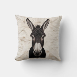 Bauernhaus Chic: Schwarz-Weiß-Donkey Kilim Pillo Kissen