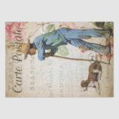 Bauernhaus Country Bauer und sein Hund Seidenpapier (Vorderseite)