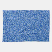 Bauernhaus einfaches Blumenmuster in blau Geschirrtuch (Horizontal)