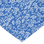 Bauernhaus einfaches Blumenmuster in blau Tischdecke (Schrägansicht)