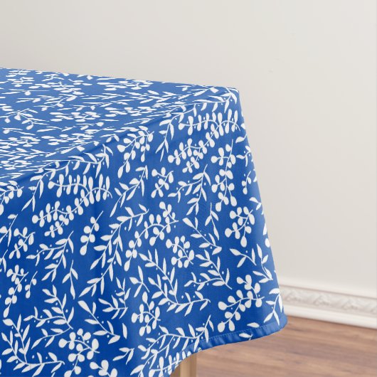 Bauernhaus einfaches Blumenmuster in blau Tischdecke (Beispiel)