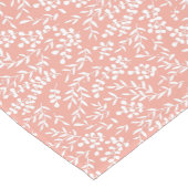 Bauernhaus einfaches Blumenmuster in Rosa Kurzer Tischläufer (Ecke)