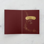 Bauernhaus Enamel Pitcher mit Weihnachtsgrün Feiertagskarte (Innenseite)