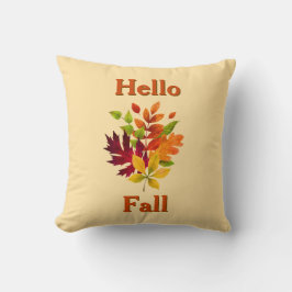 Bauernhaus farbenfrohe Herbstlaube - Herbstakzent Kissen