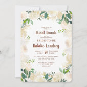 Bauernhaus Fresh Rustic Chic Bridal Brunch Dusche Einladung (Vorderseite)