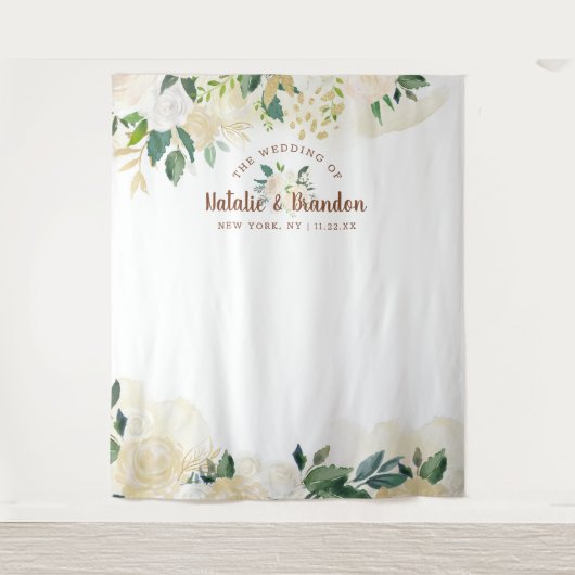 Bauernhaus Fresh Rustic Chic Foto Stand Hintergrun Wandteppich (Vorderseite)