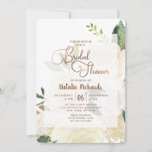 Bauernhaus Fresh Rustic Chic Wedding Brautparty Einladung (Vorderseite)