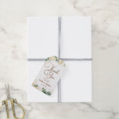 Bauernhaus Fresh Rustic Country Floral Vielen Dank Geschenkanhänger (Mit Garn)