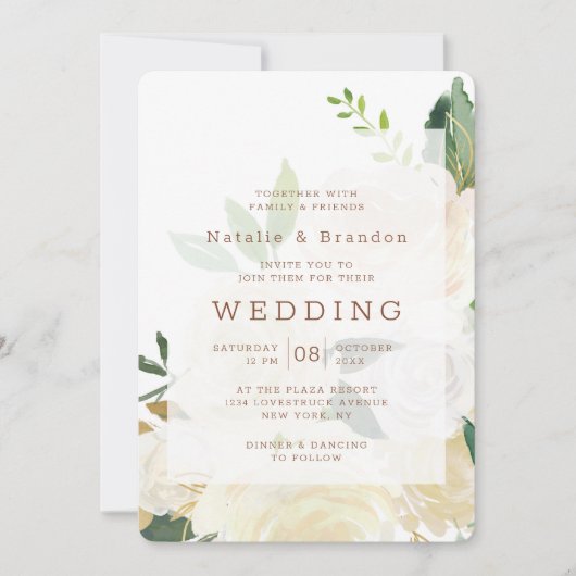 Bauernhaus Frische Rustikale Herbstsituation Vinta Einladung (Vorderseite)