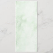 Bauernhaus Frische Rustikale Landflorale Abendesse Menükarte (Rückseite)