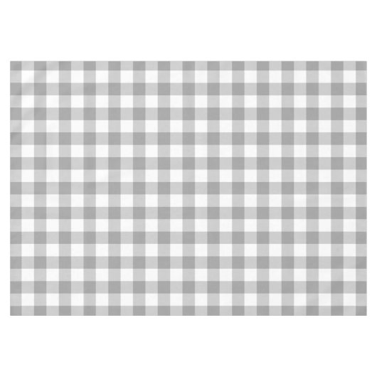 Bauernhaus Gray Buffalo Karo Kariert Rustikal Tischdecke (Vorderseite (Horizontal))