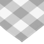 Bauernhaus Gray Buffalo Karo Kariert Rustikal Tischdecke (Schrägansicht)