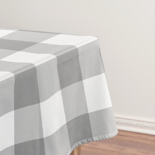 Bauernhaus Gray Buffalo Karo Kariert Rustikal Tischdecke (Beispiel)
