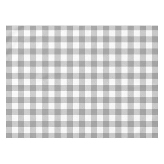Bauernhaus Gray Buffalo Karo Kariert Rustikal Tischdecke (Vorderseite (Horizontal))