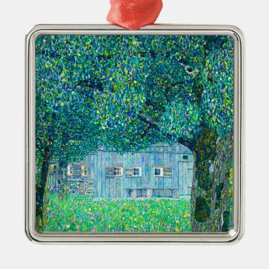 Bauernhaus Gustav Klimt in Oberösterreich Ornament Aus Metall (Vorne)