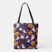 Bauernhaus Halloween Bats Pumpkin Ghost Party Tasche (Rückseite)