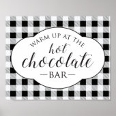 Bauernhaus-Heiße-Schokolade-Bar-Schild Poster (Vorne)