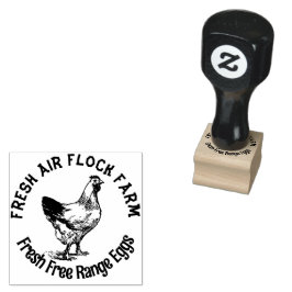 Bauernhaus Hen | Eier Gummistempel
