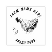 Bauernhaus Hen | Eierfamilie Permastempel (Design)