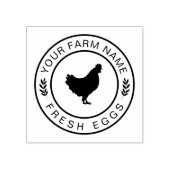Bauernhaus Hen | Farm - oder Hühnercoop Personalis Gummistempel (Prägung)