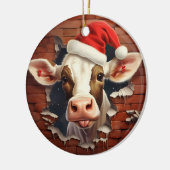 Bauernhaus Holiday Deco - 3D Keramik Ornament (Links)