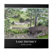 Bauernhaus in der Nähe von Thirlmere Lake District Fliese (Vorderseite)