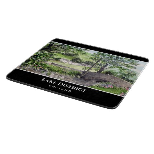 Bauernhaus in der Nähe von Thirlmere Lake District Schneidebrett (Ecke)