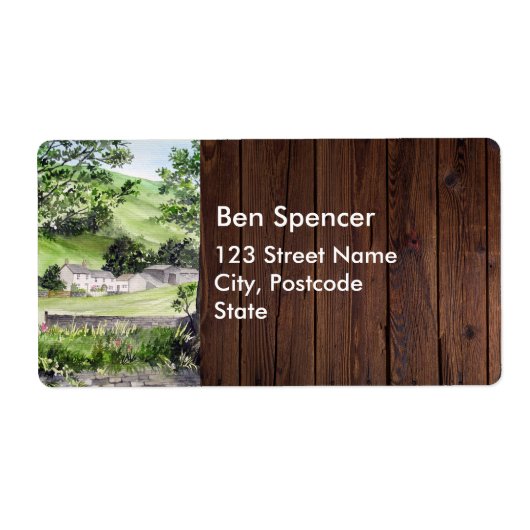 Bauernhaus in der Nähe von Thirlmere Painting Wedd (Vorne)