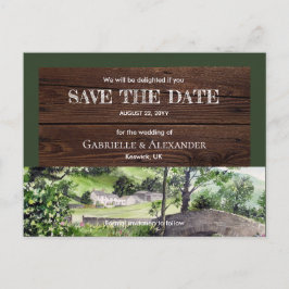Bauernhaus in der Nähe von Thirlmere Wedding Save  Ankündigungspostkarte