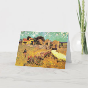 Bauernhaus in der Provence von Vincent van Gogh Karte