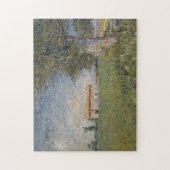 Bauernhaus in einem Weizenfeld Puzzlespiel Puzzle (Vertikal)