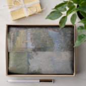 Bauernhaus in einem Wheatfield durch Vincent van Seidenpapier (Geschenk)