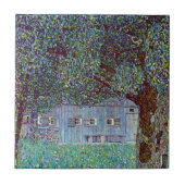 Bauernhaus in Oberösterreich bei Gustav Klimt Fliese (Vorderseite)