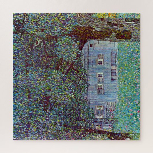 Bauernhaus in Oberösterreich bei Gustav Klimt Puzzle (Vertikal)