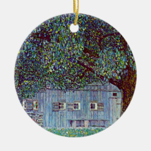 Bauernhaus in Oberösterreich von Gustav Klimt Keramik Ornament