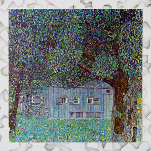 Bauernhaus in Oberösterreich von Gustav Klimt Puzzle