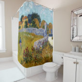 Bauernhaus in Provence (1888) von Vincent Van Gogh Duschvorhang (Beispiel)