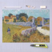 Bauernhaus in Provence (1888) von Vincent Van Gogh Seidenpapier (Handwerk)